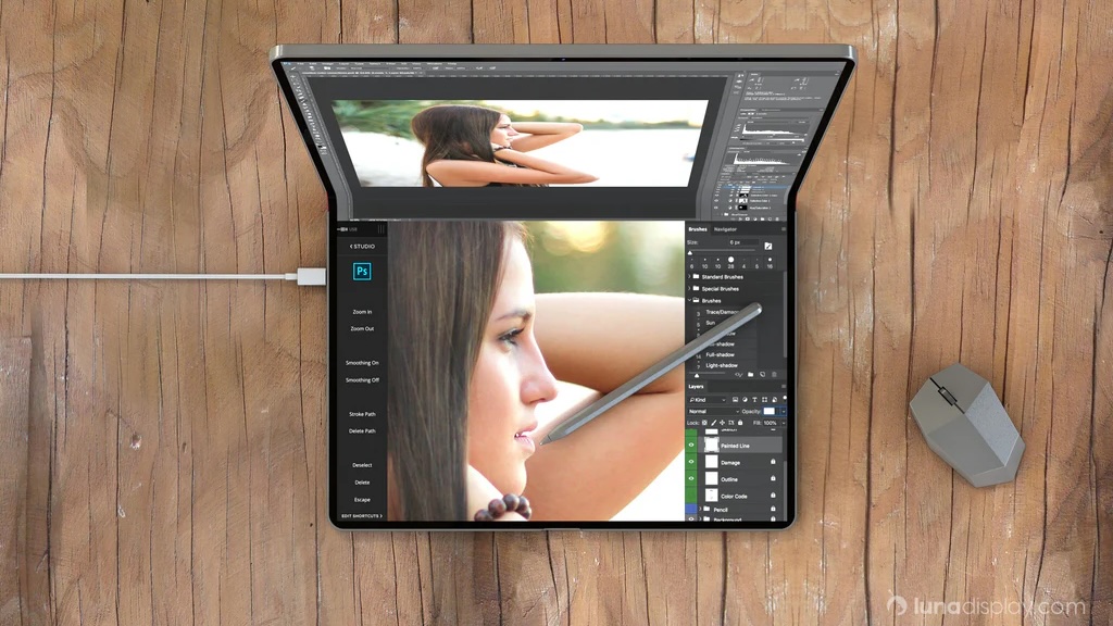 Foldable Screen MacBook Concept Astropad