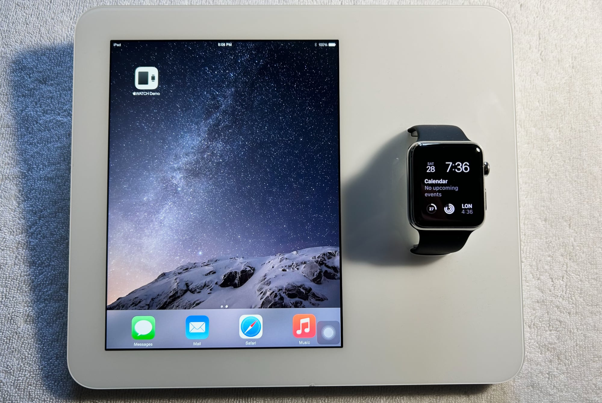 apple watch ipad demo 1