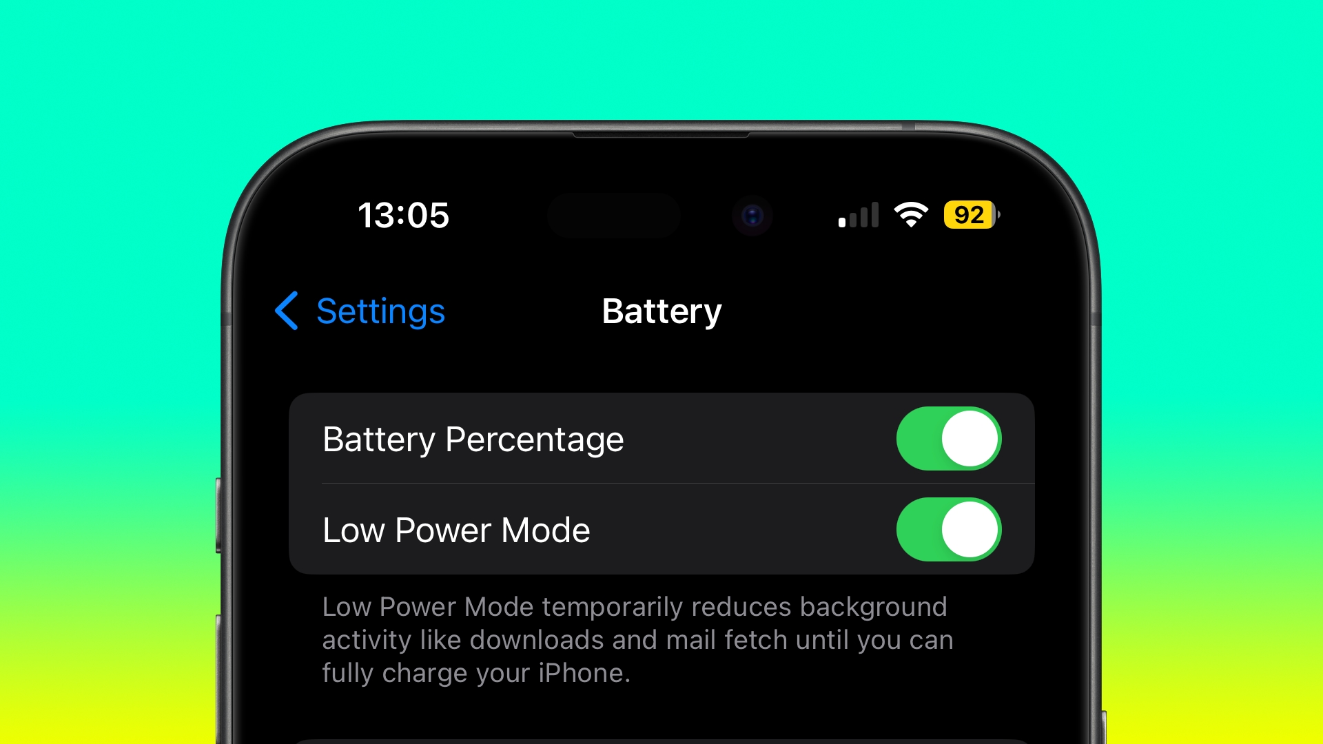 Automatically Trigger iPhone Low Power Mode Earlier