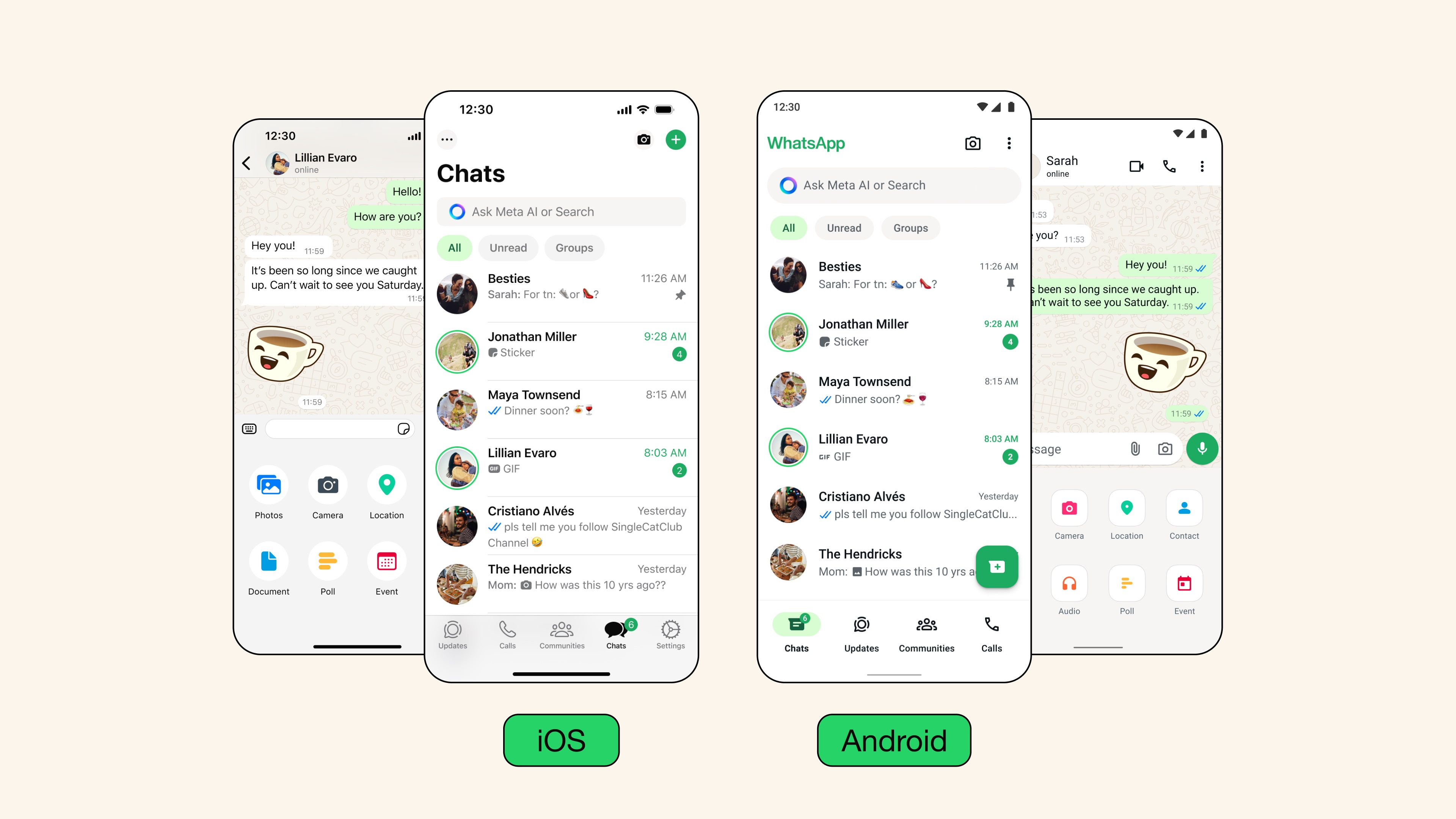 photo of WhatsApp Gets Overhauled Interface Design and New Attachment Tray image