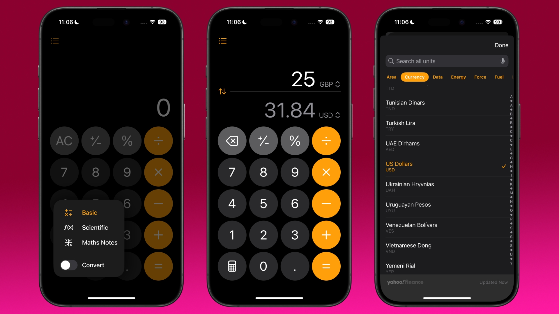 iOS 18: Overhauled Calculator App Supports These 15 Conversions