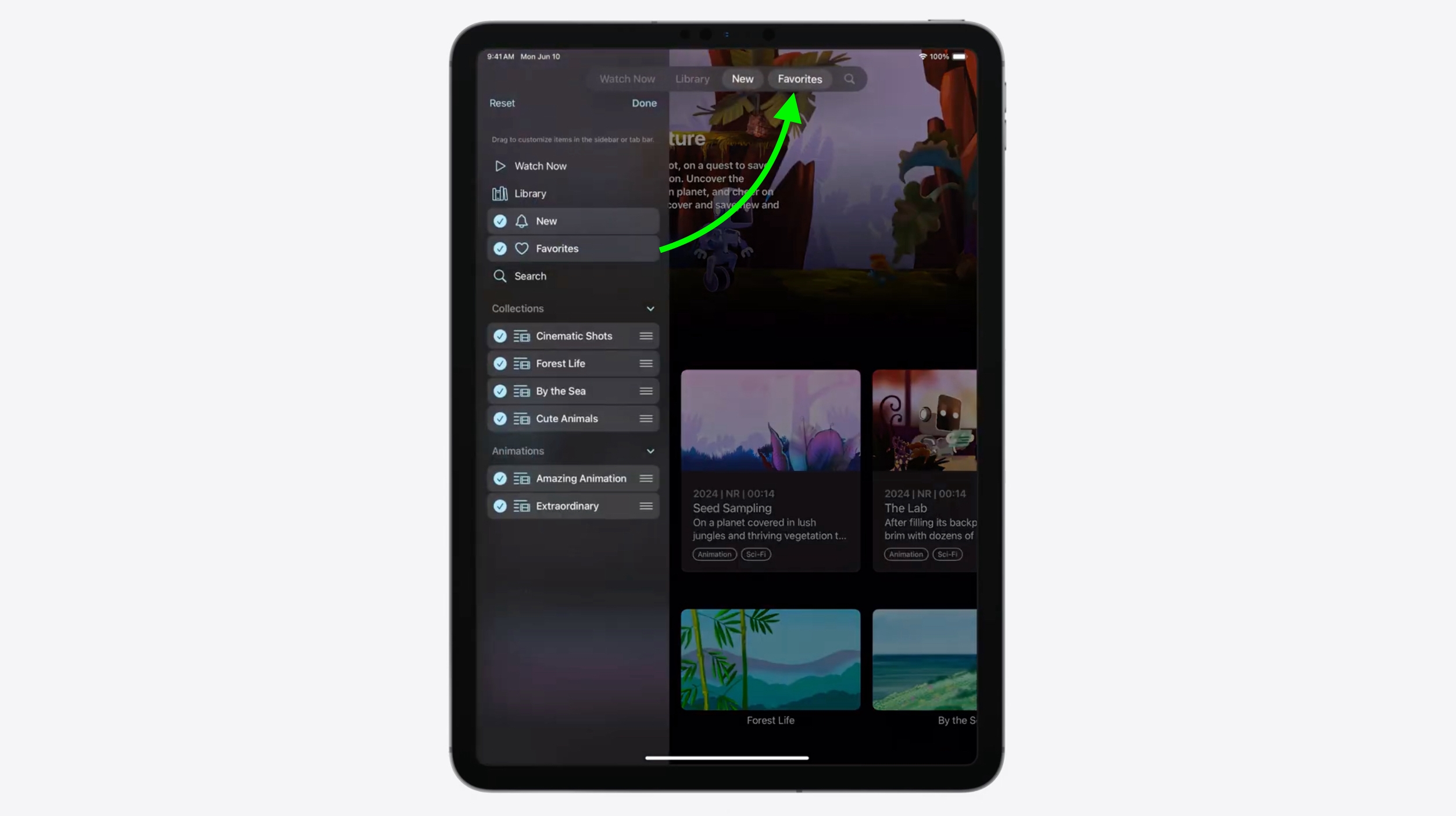 customize tab bar ipados 18