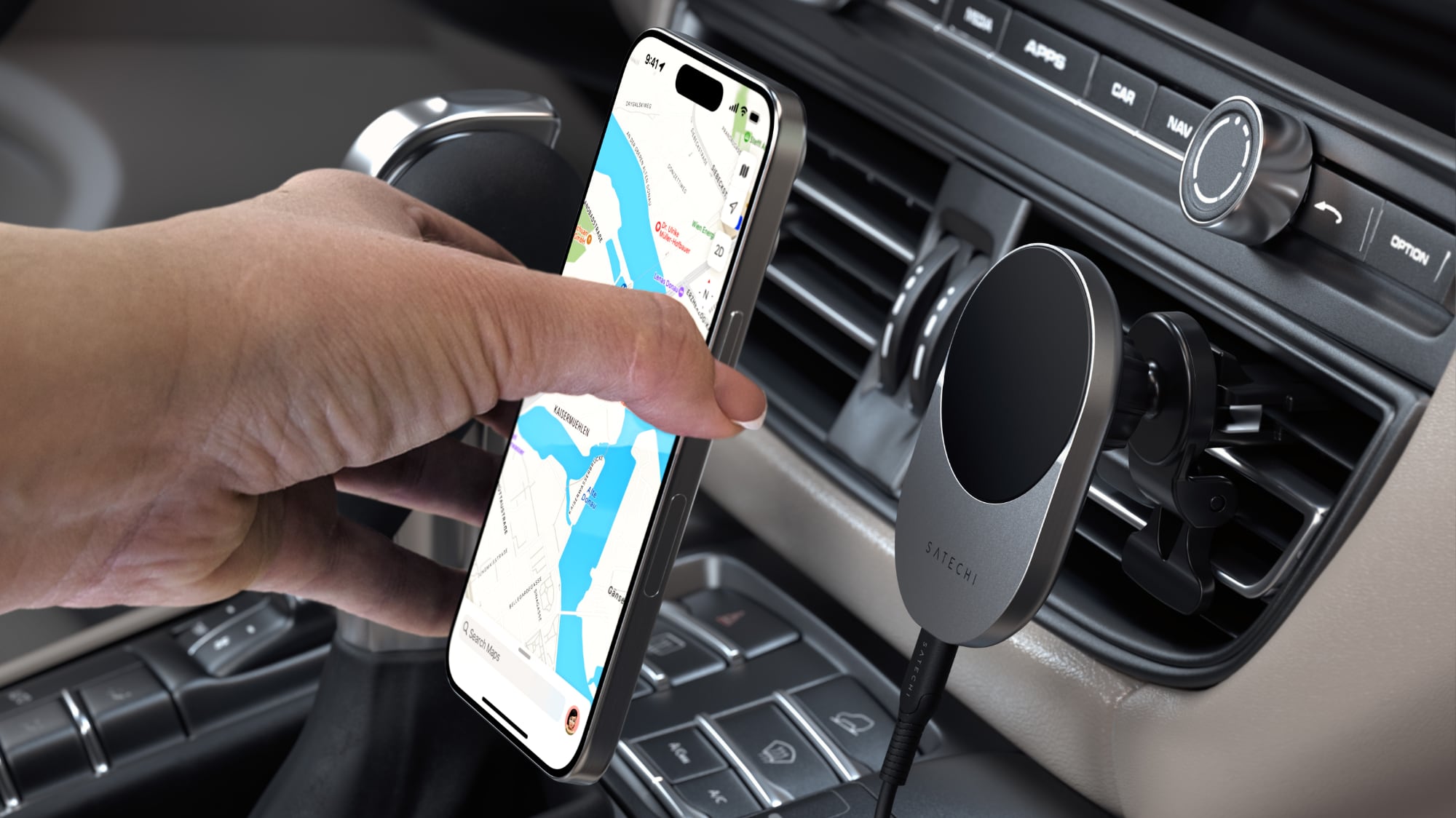 Satechi Launches Qi2 Wireless Car Charger