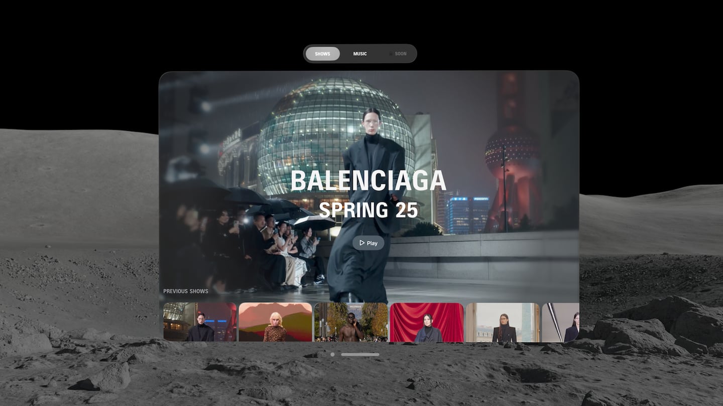 Balenciaga and Rimowa Launch Apps for Apple Vision Pro