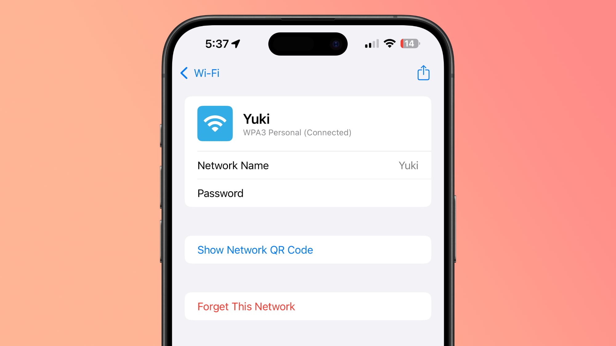 iOS 18: How to Share Wi-Fi Passwords With a QR Code - MacRumors