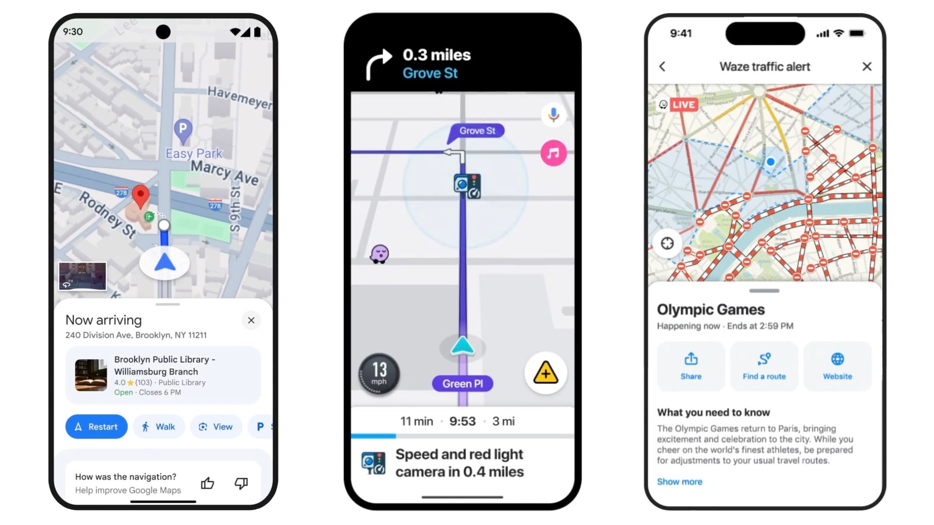 google maps waze updates