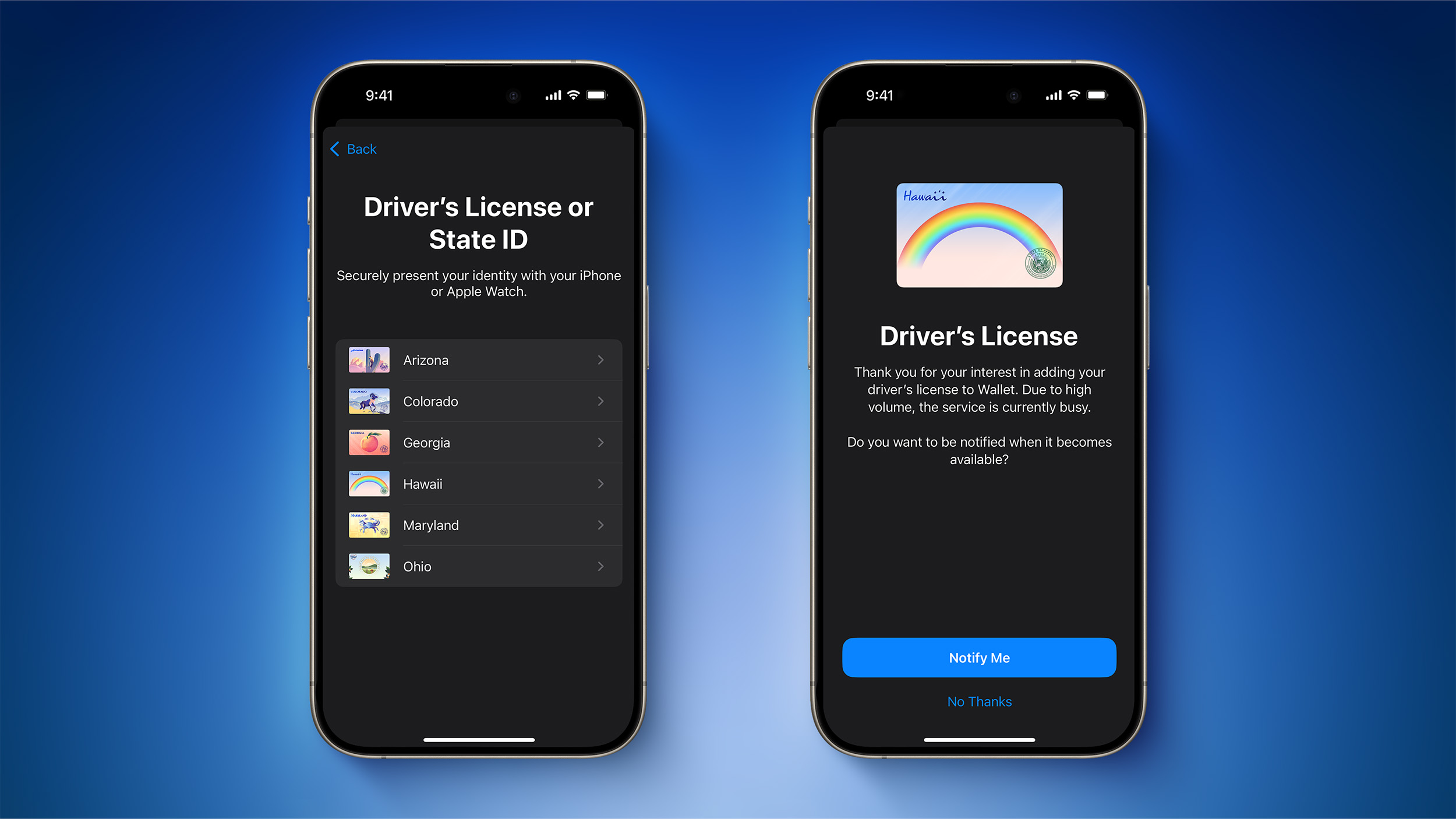 iPhone Driver’s Licenses in Wallet App Rolling Out in Seventh U.S. State