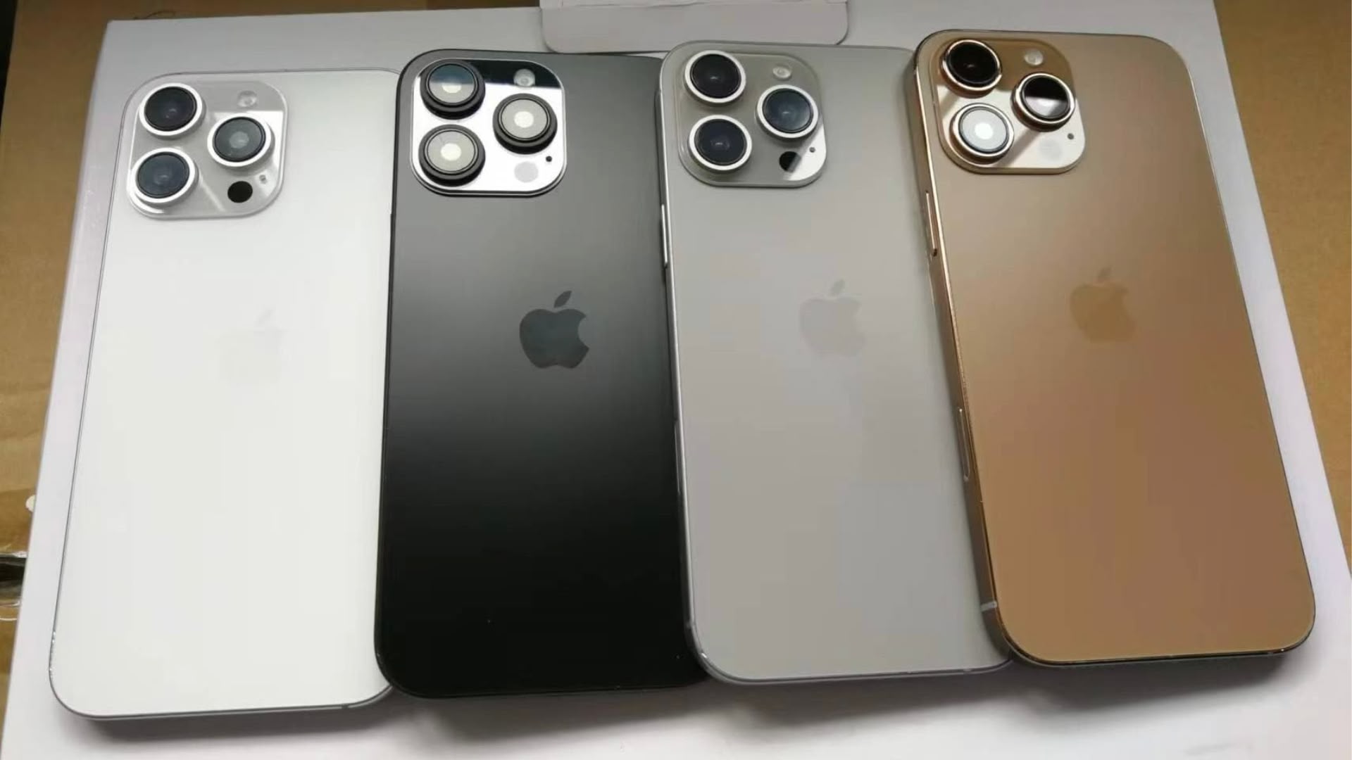 photo of All Four New iPhone 16 Pro Colors Revealed in New Image image