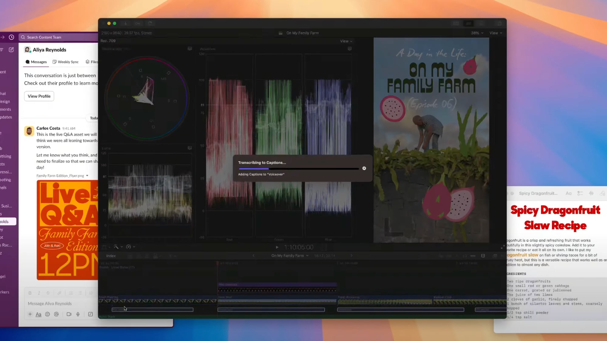 Final Cut Pro to Gain ‘Transcribe to Caption’ AI Feature