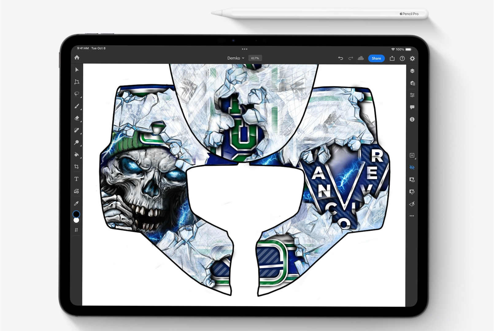 iPad NHL Goalie Mask 2 0