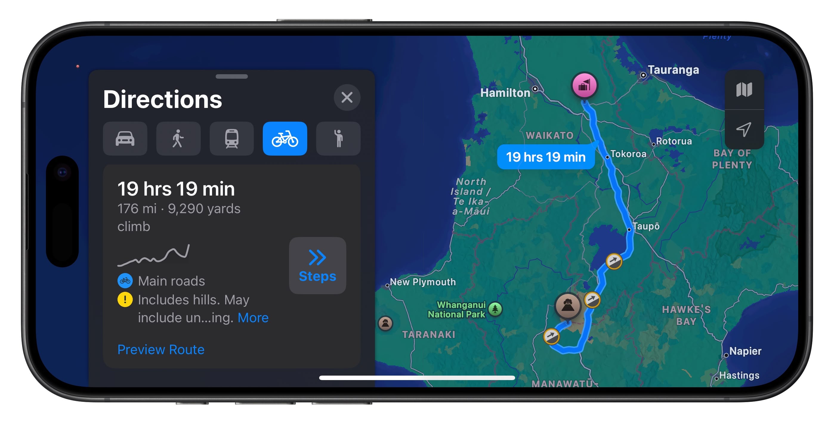 Apple Maps Cycling Directions Expand to New Zealand