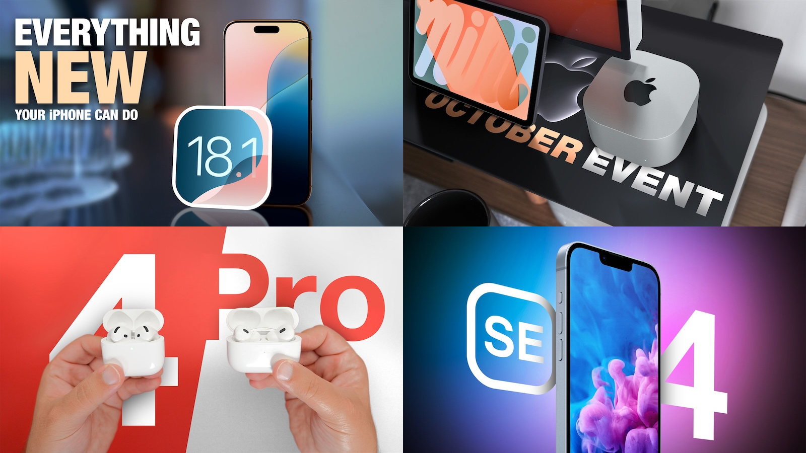 Top Stories: iOS 18.1 Coming Soon, October Apple Event Rumors, and More