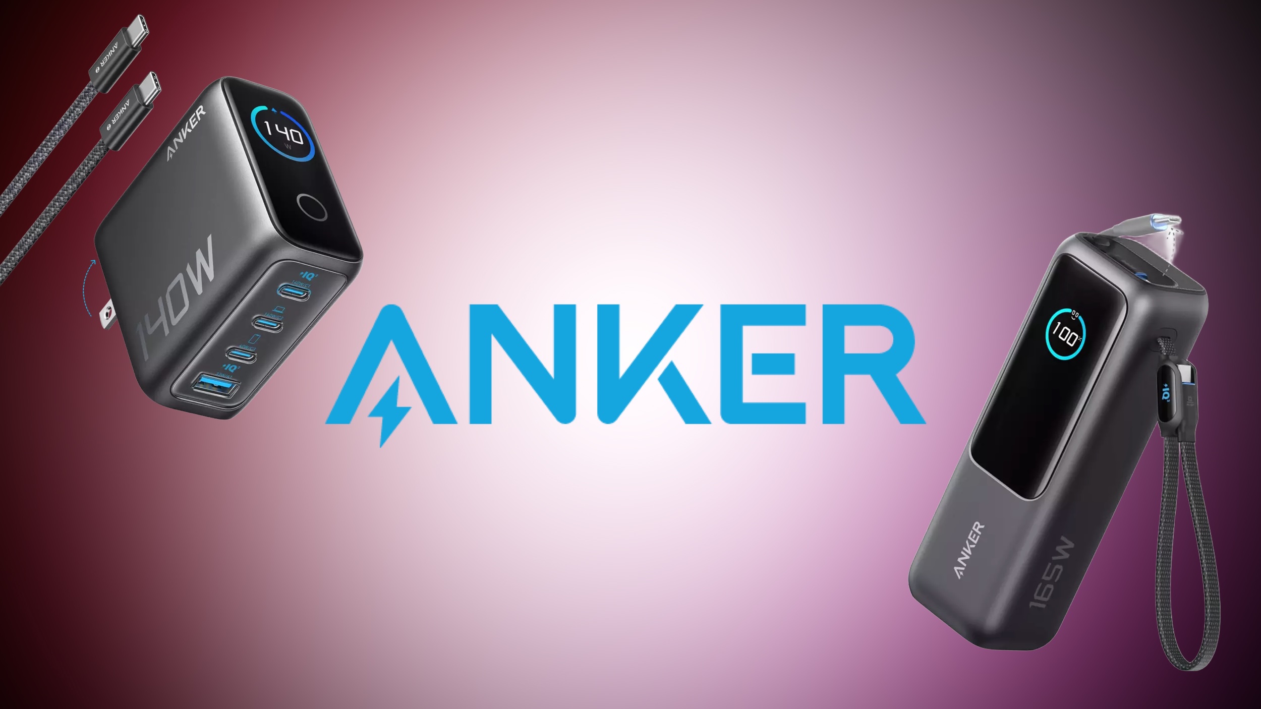 Anker Launches New USB-C Portable Battery and Wall Charger With Smart Displays, Plus More Accessory Deals