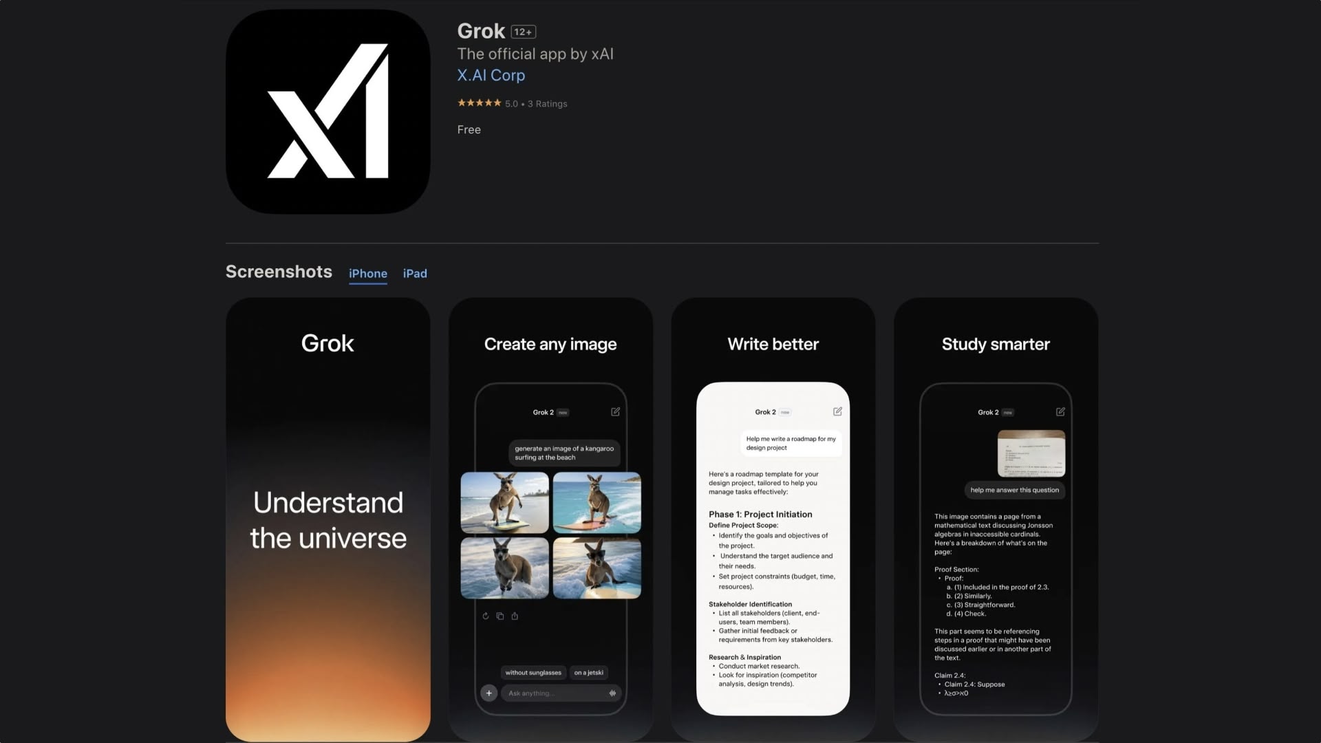 Grok Now Available as Standalone App in the US