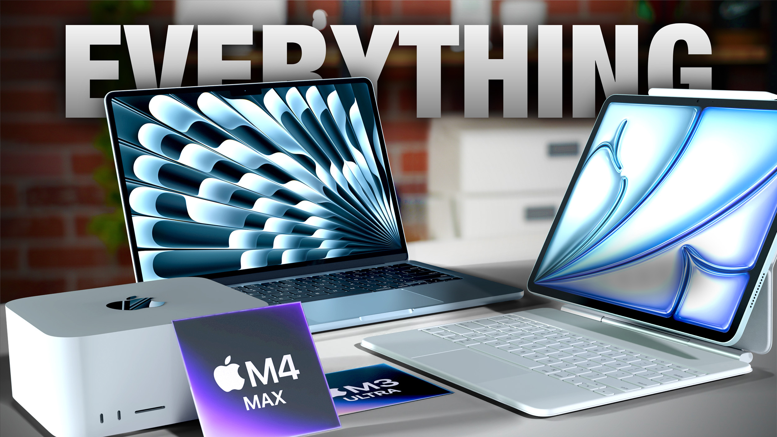 Everything M3 iPad Air M4 MacBook Air Mac M4 Studio Thumb 3 2