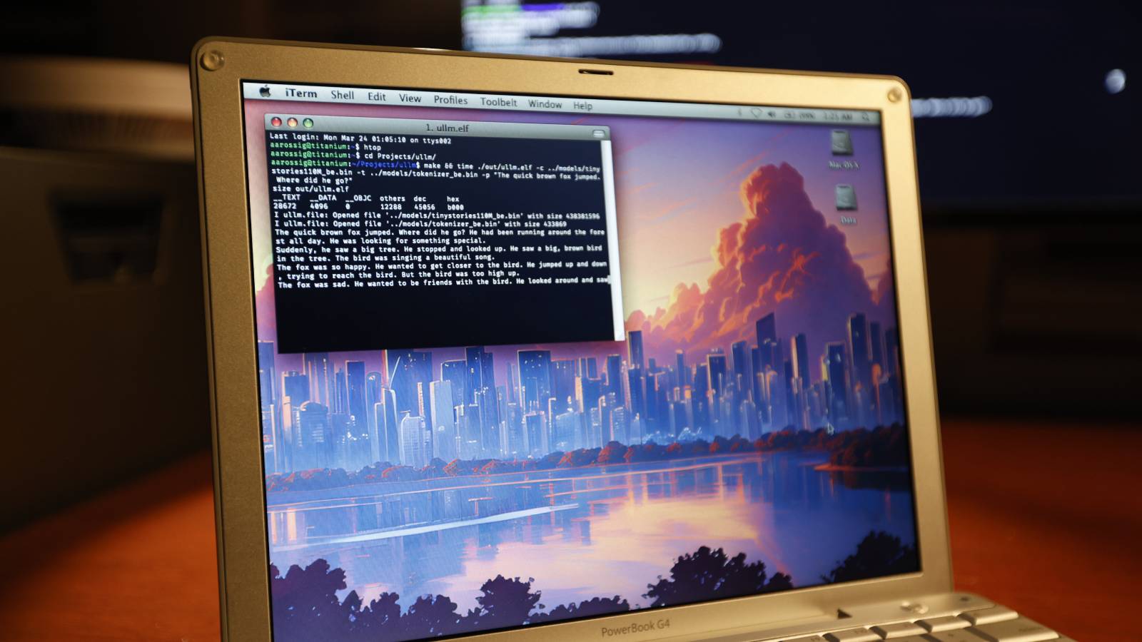 Software Engineer Runs Generative AI on 20-Year-Old PowerBook G4