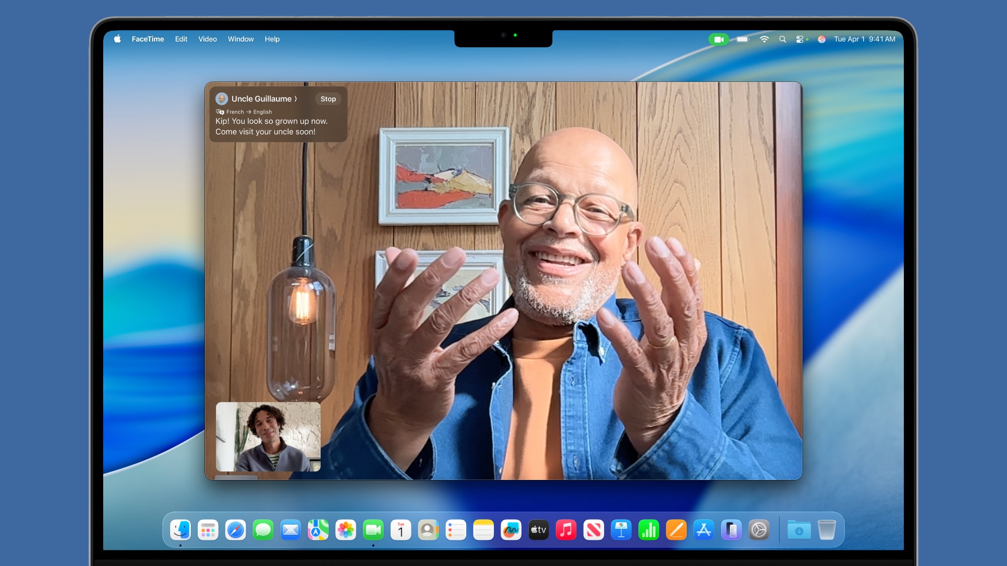 macos tahoe facetime live translation