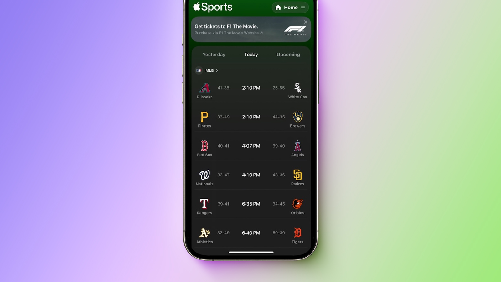 Apple Sports F1 1