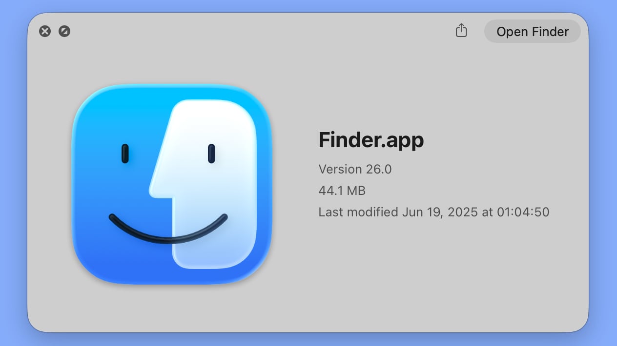 macOS Tahoe Beta 2 Brings Back Classic Finder Color Scheme