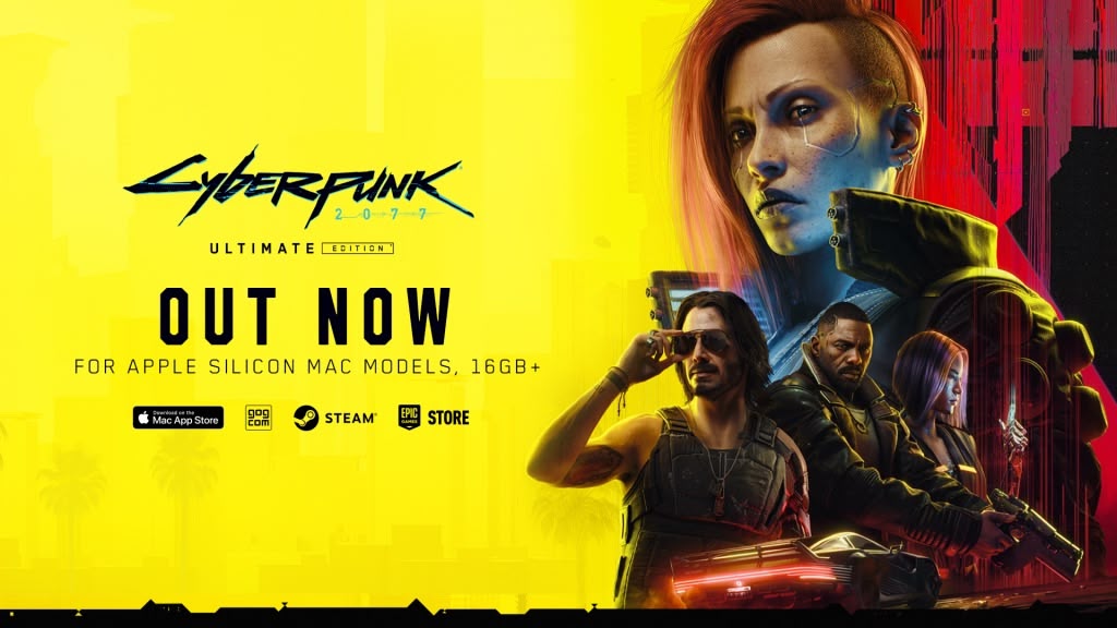 Cyberpunk 2077 Now Available on Mac With High Performance Presets