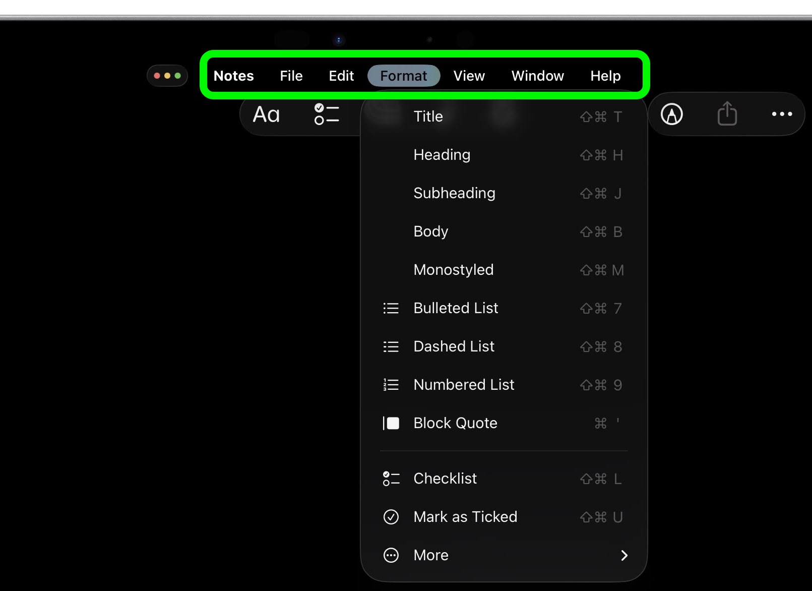 ipados 26 menu bar