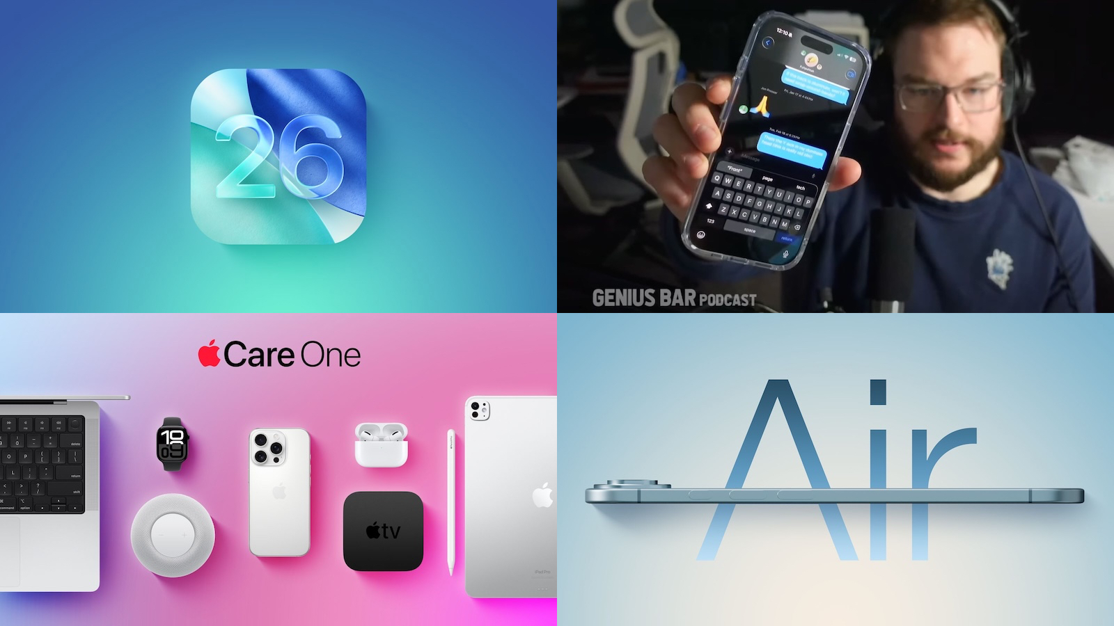 Top Stories: iOS 26 Public Beta, AppleCare One, and More