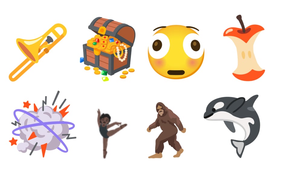 iOS 26 Emoji Will Include Bigfoot, Apple Core, Distorted Face, Fight Cloud and More