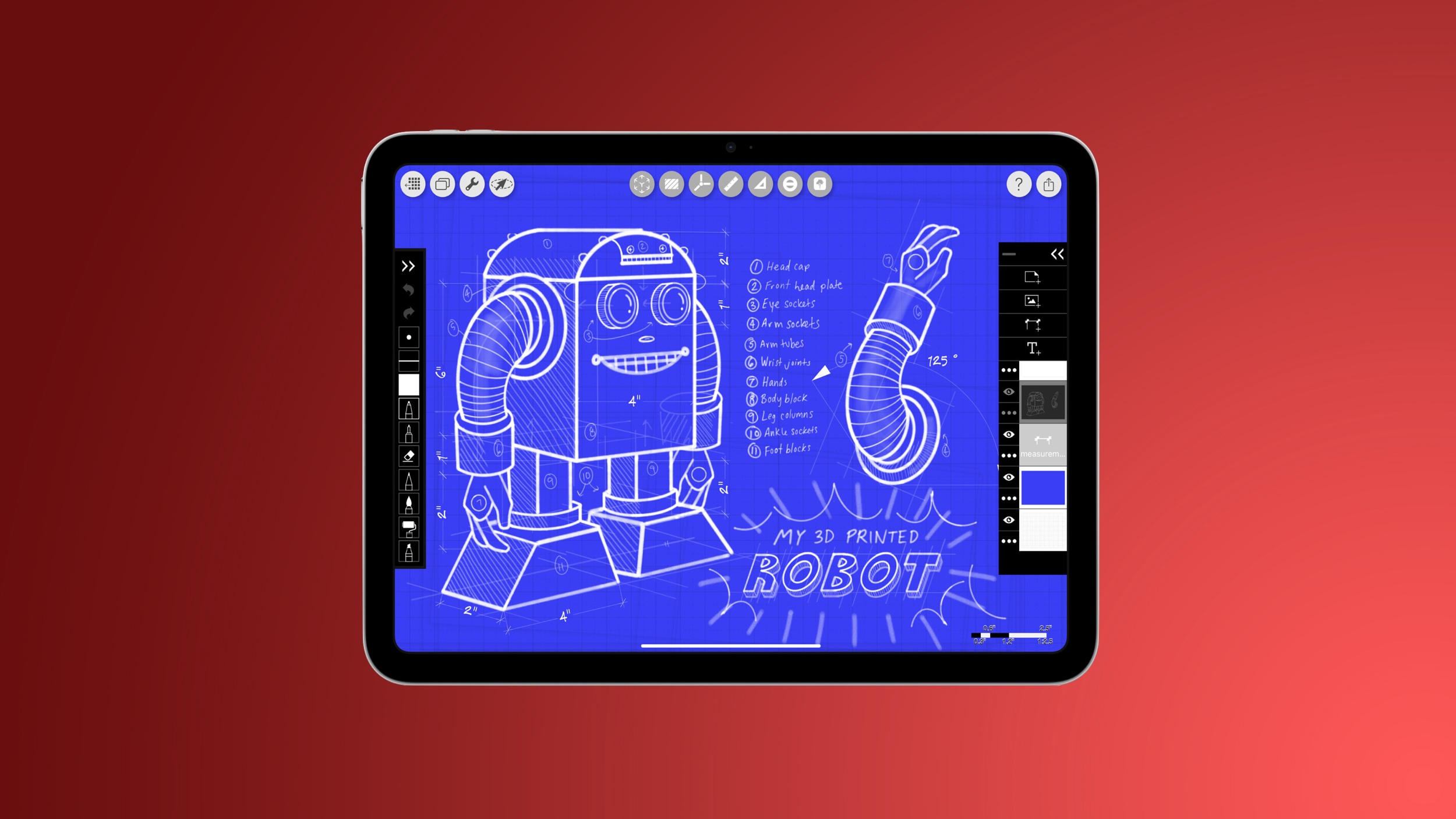 ipad red