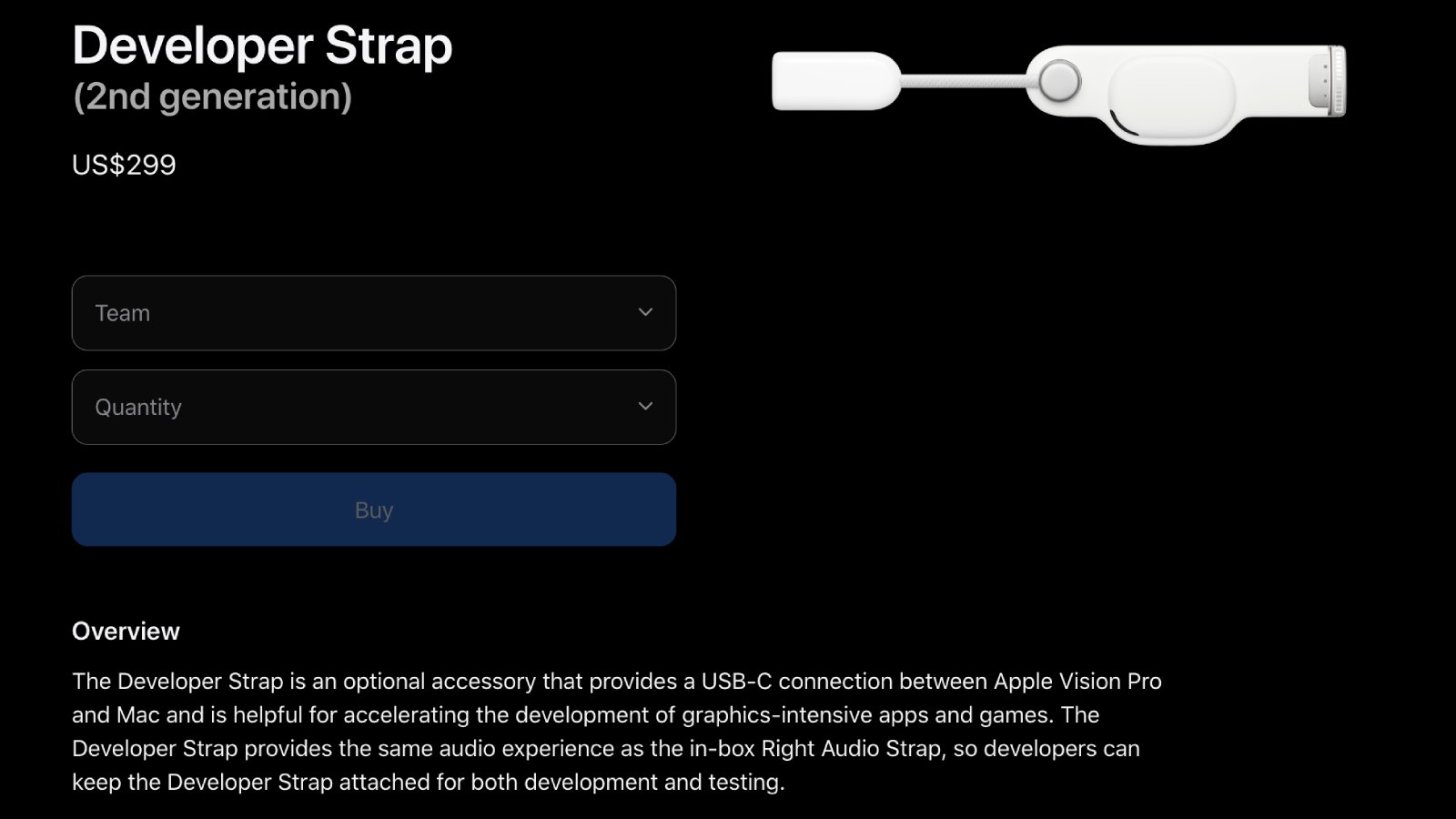 Apple Releases New Vision Pro Developer Strap