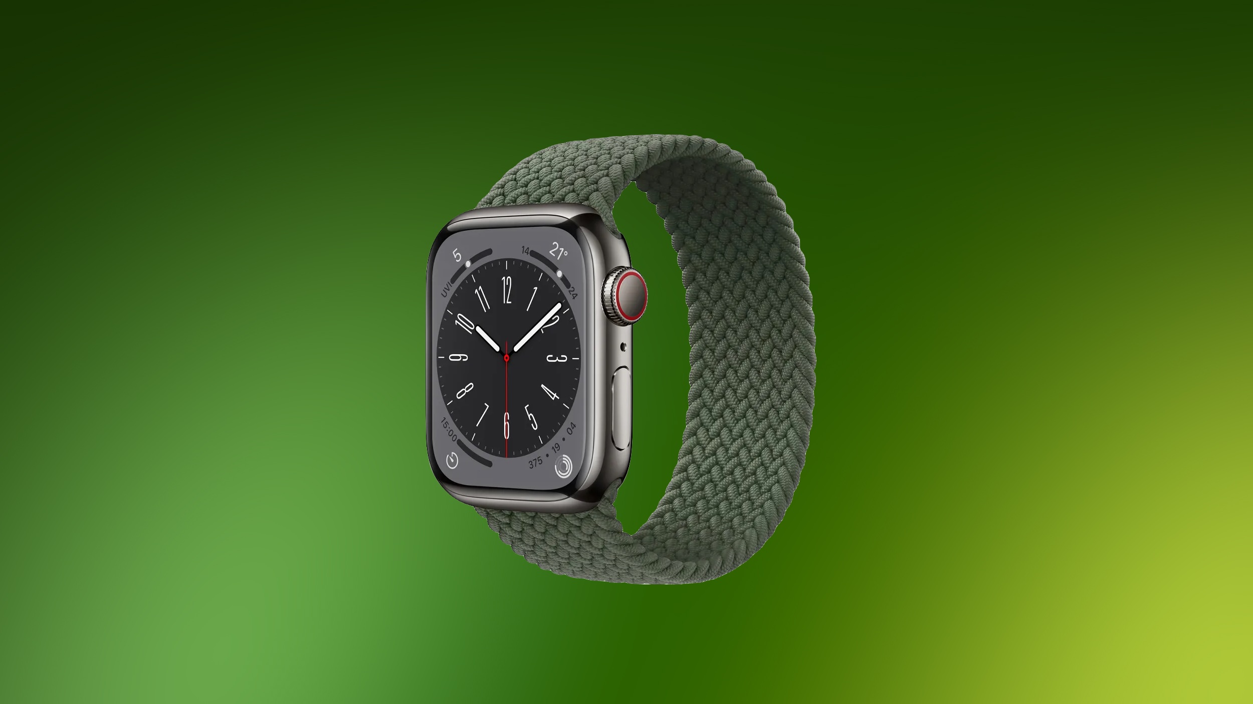 apple watch green band new