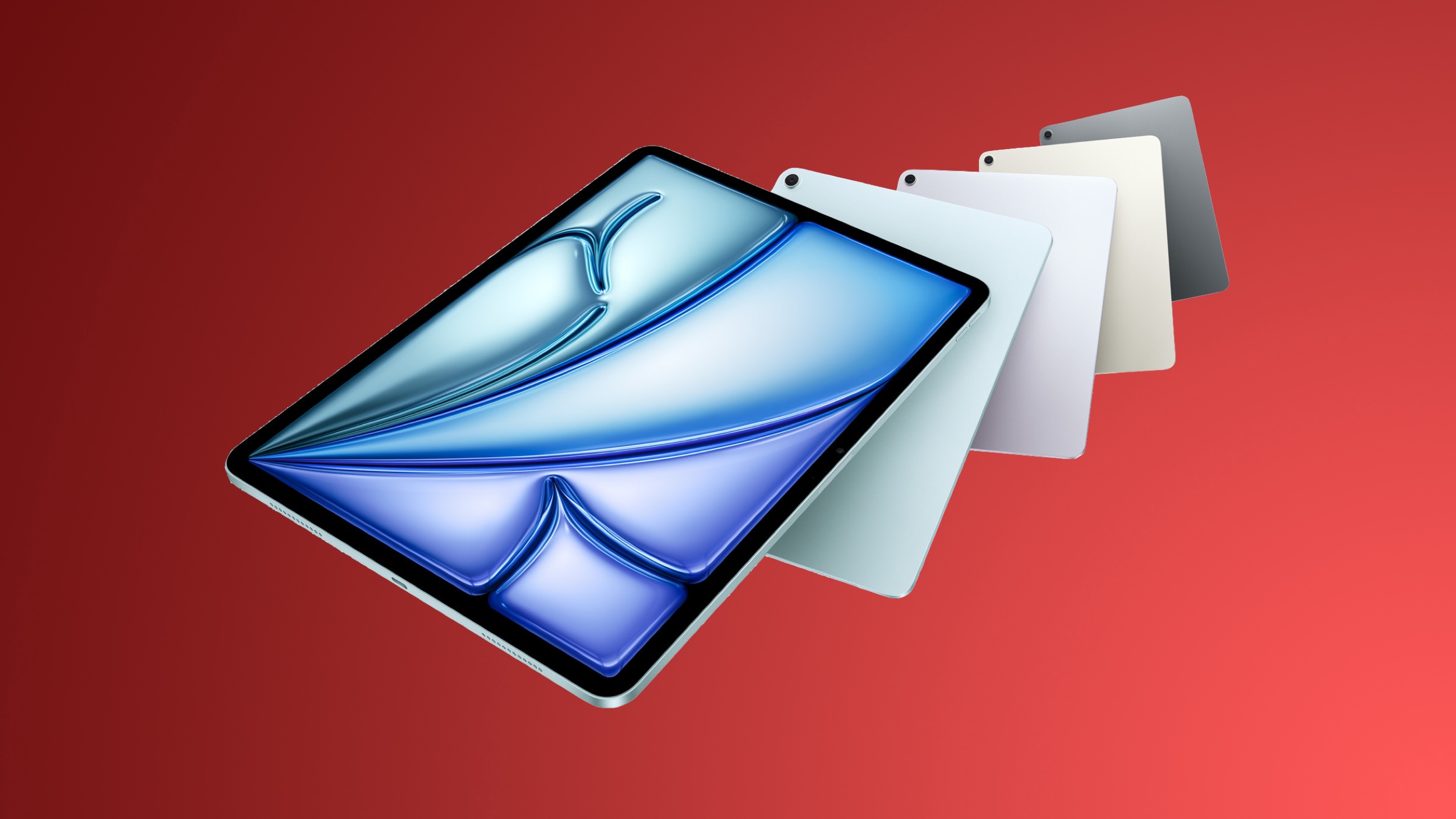 ipad air holiday red