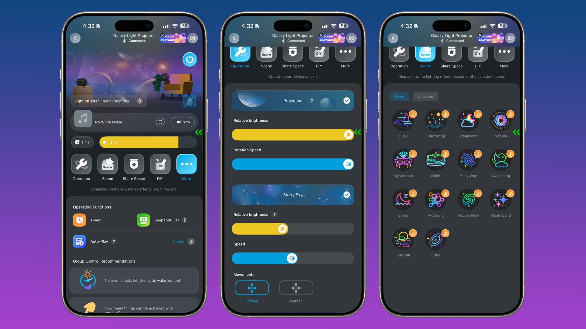 govee star light projector app