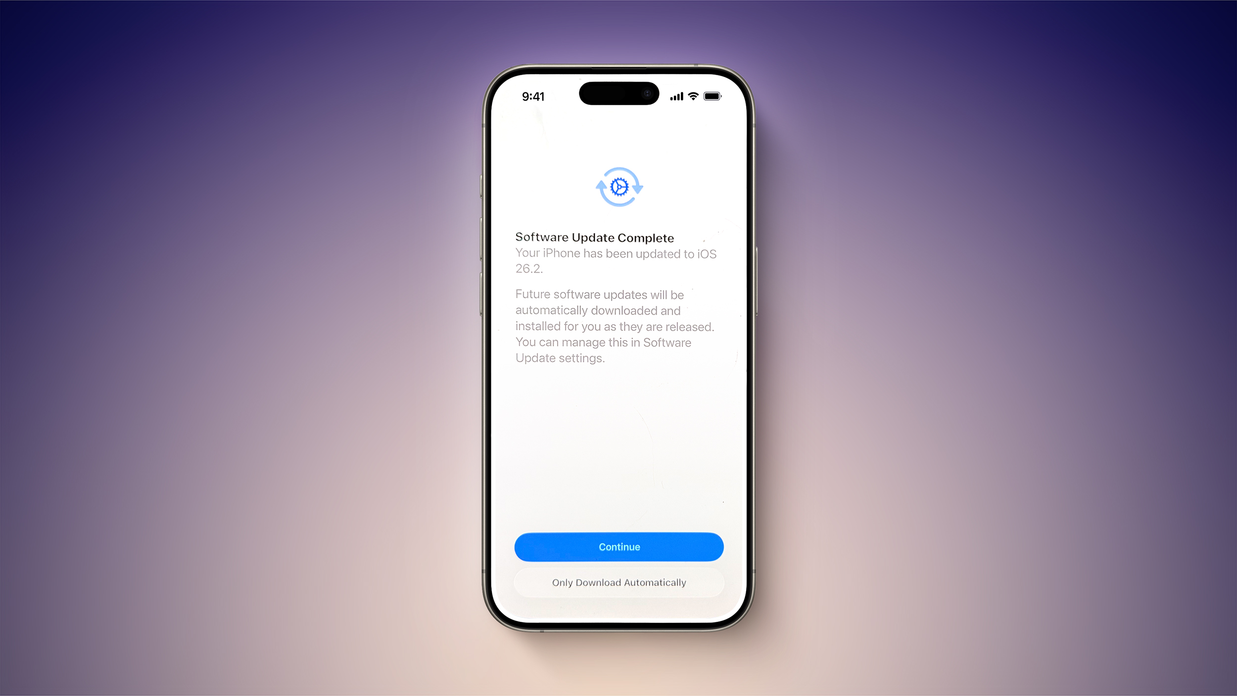 PSA: iOS 26.2 Turns on Automatic Software Updates for Some Users