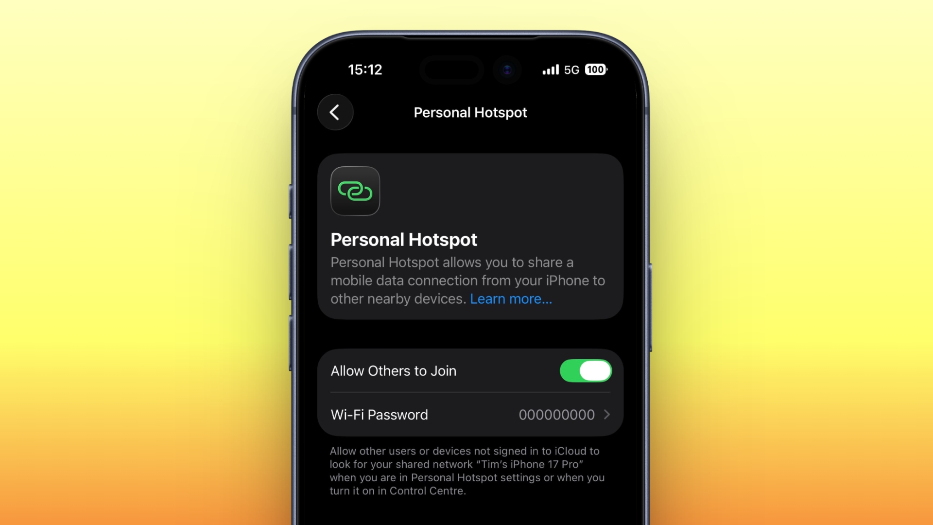 Check Who's Using Your iPhone Hotspot Data