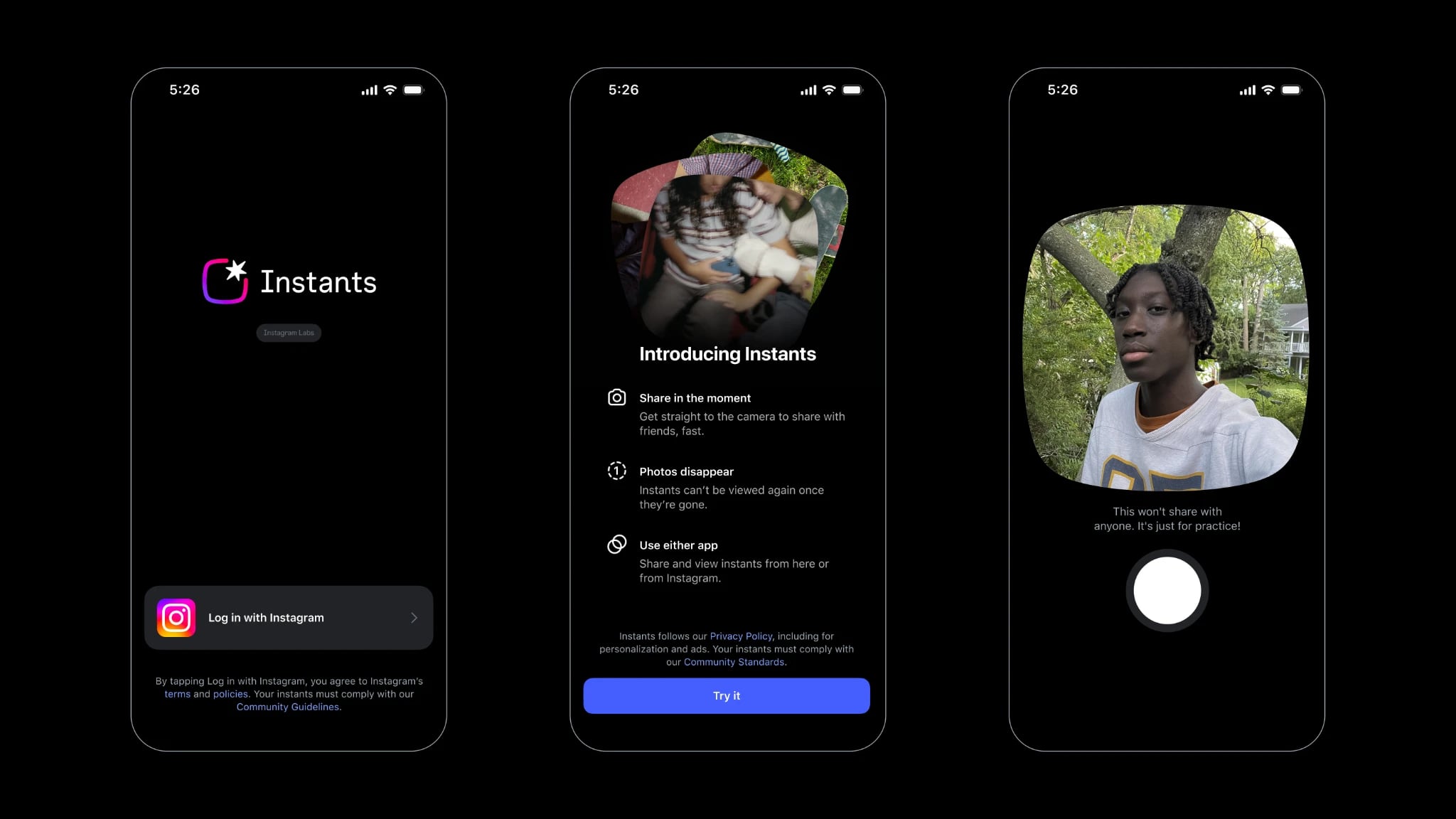 Meta Launches ‘Instants’ App for Sharing Disappearing Photos on Instagram
