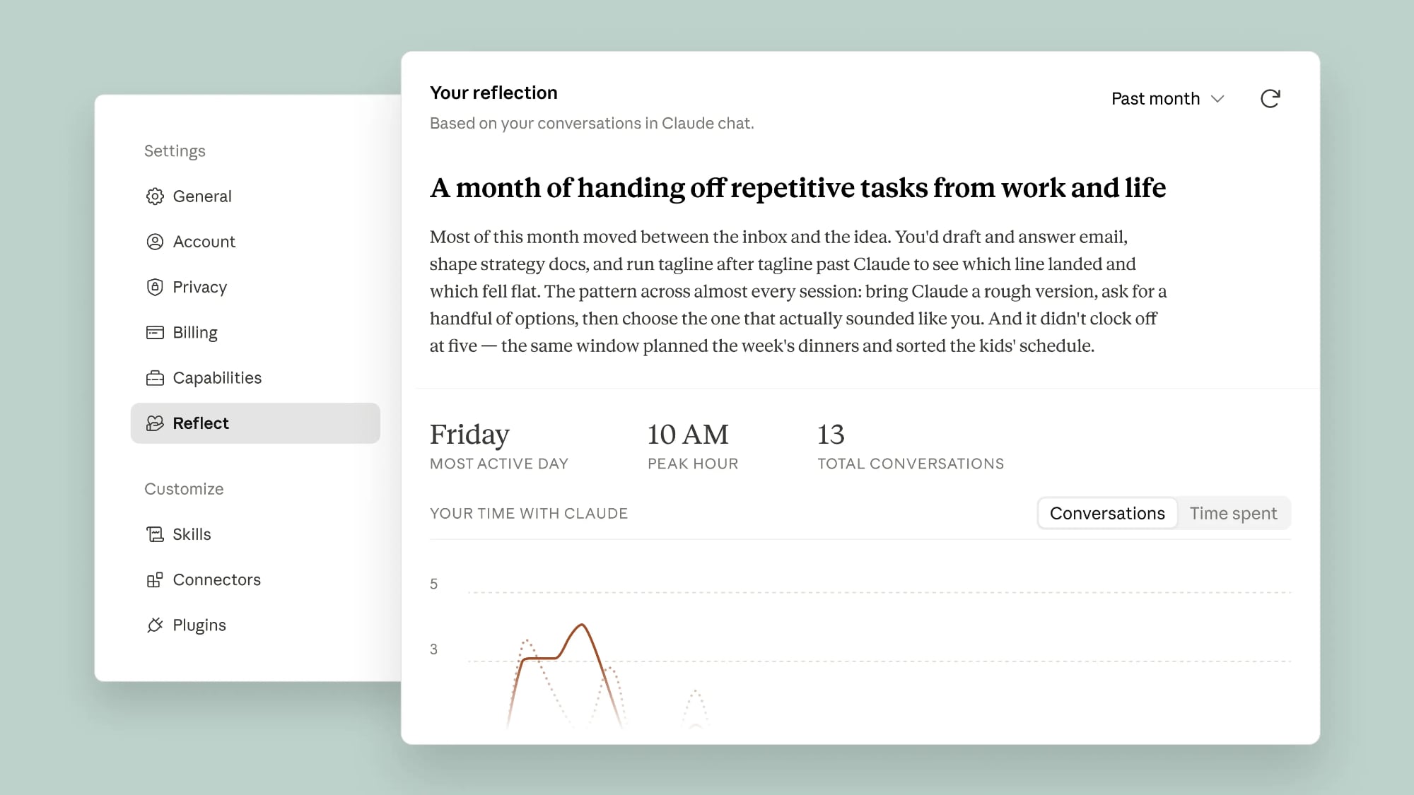 Anthropic Adds ‘Reflect’ Feature to Claude for Tracking Your Usage