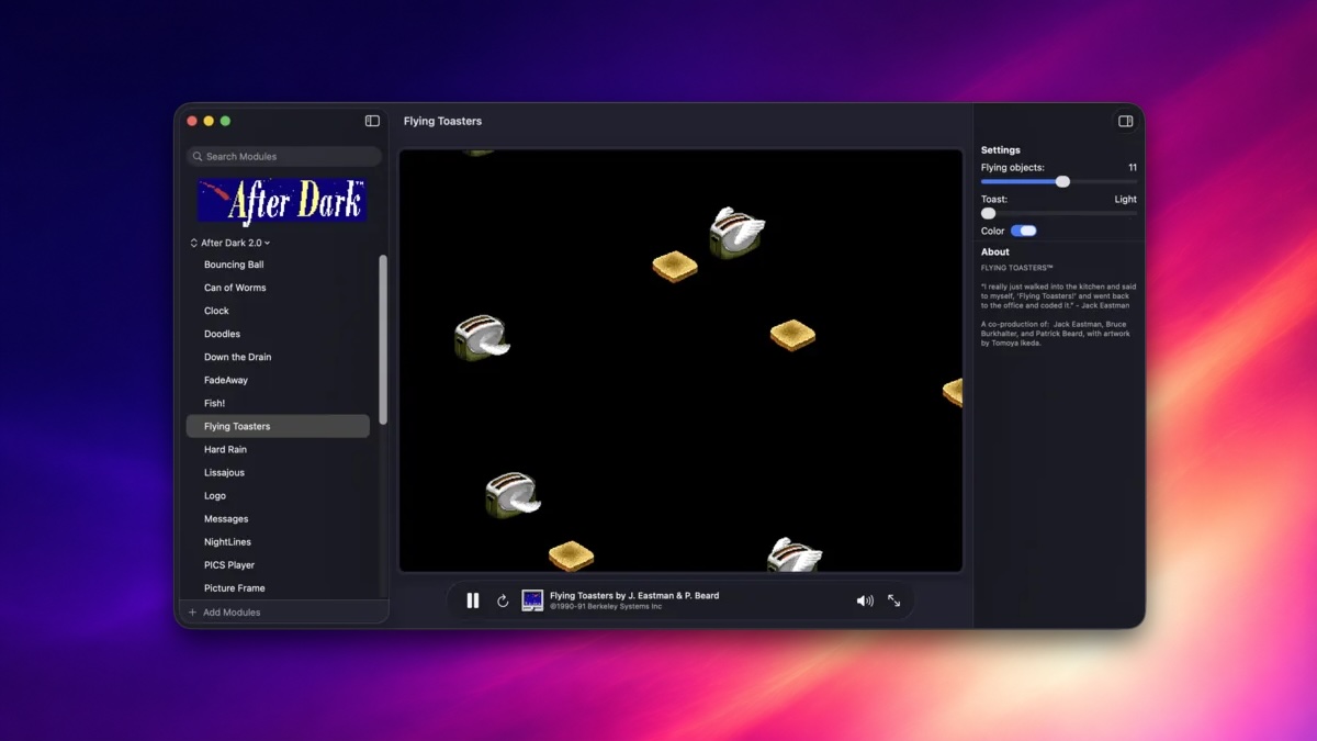 This New App Brings 1990s ‘After Dark’ Screen Savers to Modern macOS