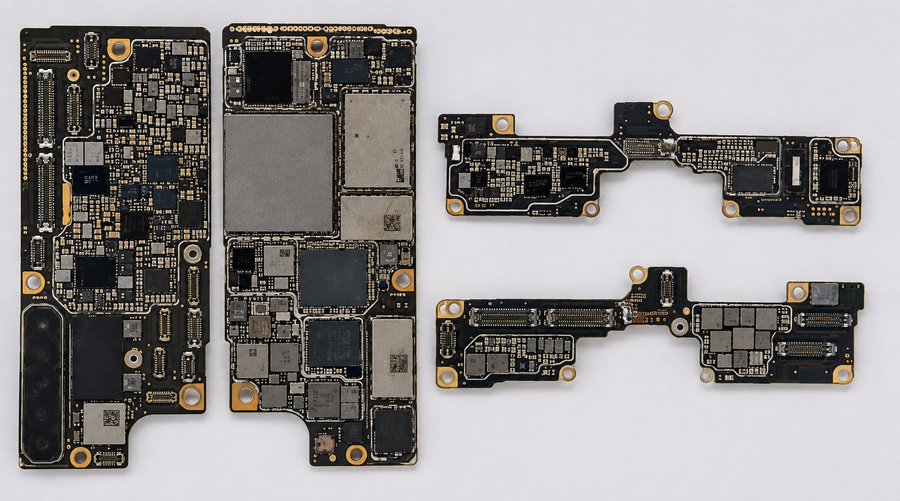 Alleged Foldable iPhone Motherboard Photos Surface Online