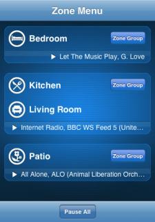 Iphone Controller App For The Sonos Multi Room Music System