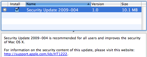 164128 security update 2009 004