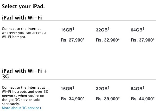 135317 ipad india pricing