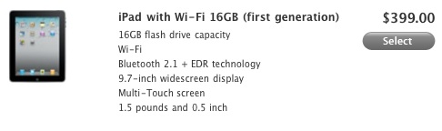 112106 ipad clearance 16gb
