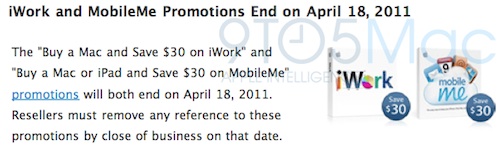 170453 iwork mobileme rebates ending