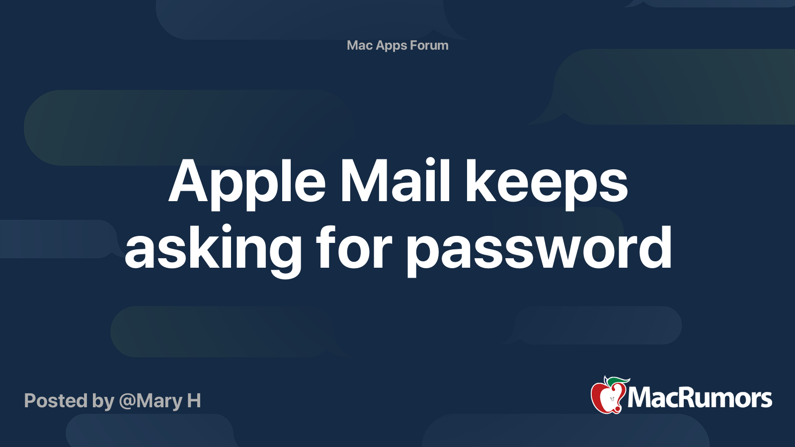 iphone mail account keeps asking for password