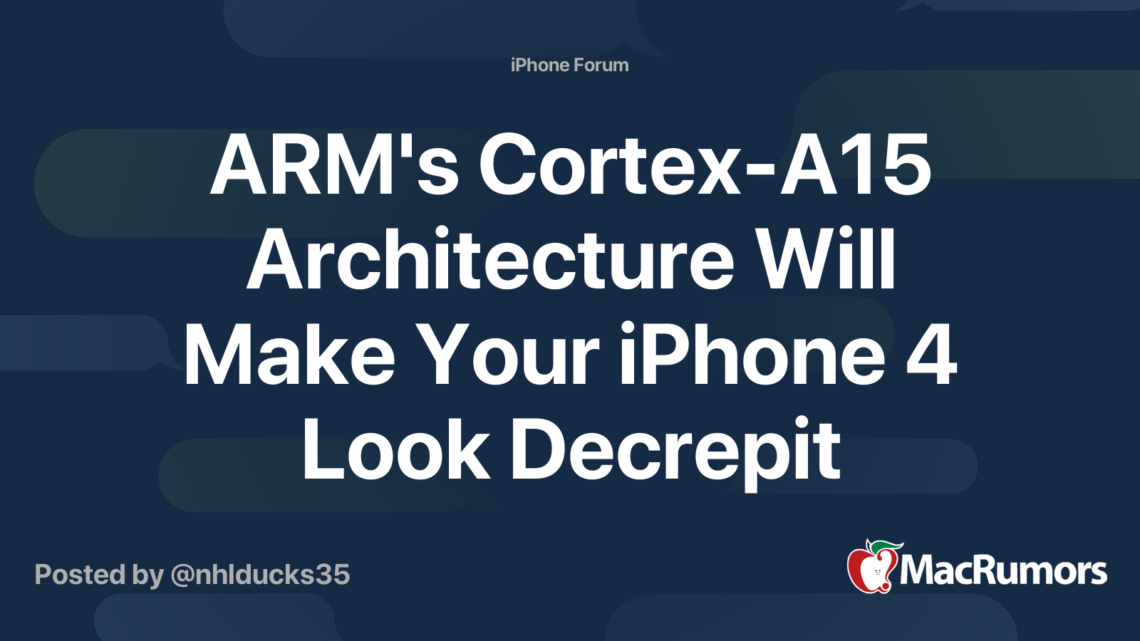 ARM's Cortex-A15 Architecture Will Make Your iPhone 4 Look Decrepit ...