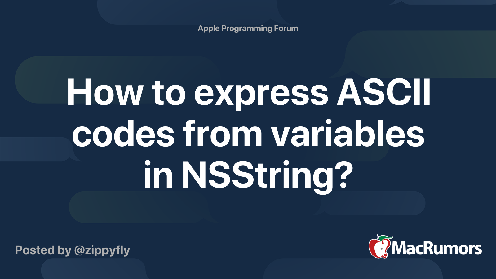 how-to-express-ascii-codes-from-variables-in-nsstring-macrumors-forums