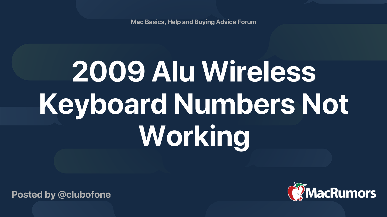 2009-alu-wireless-keyboard-numbers-not-working-macrumors-forums