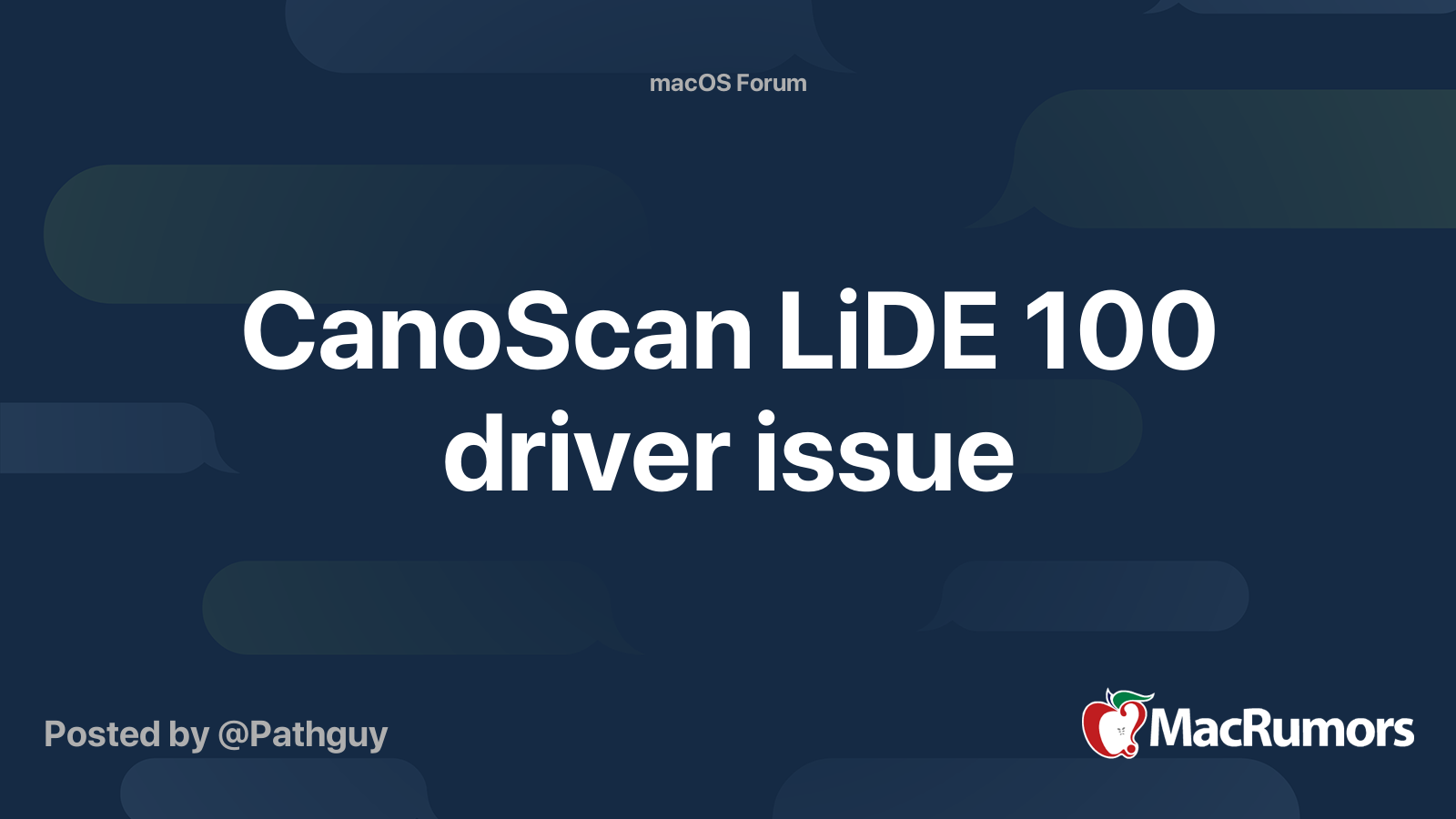 canoscan software mac