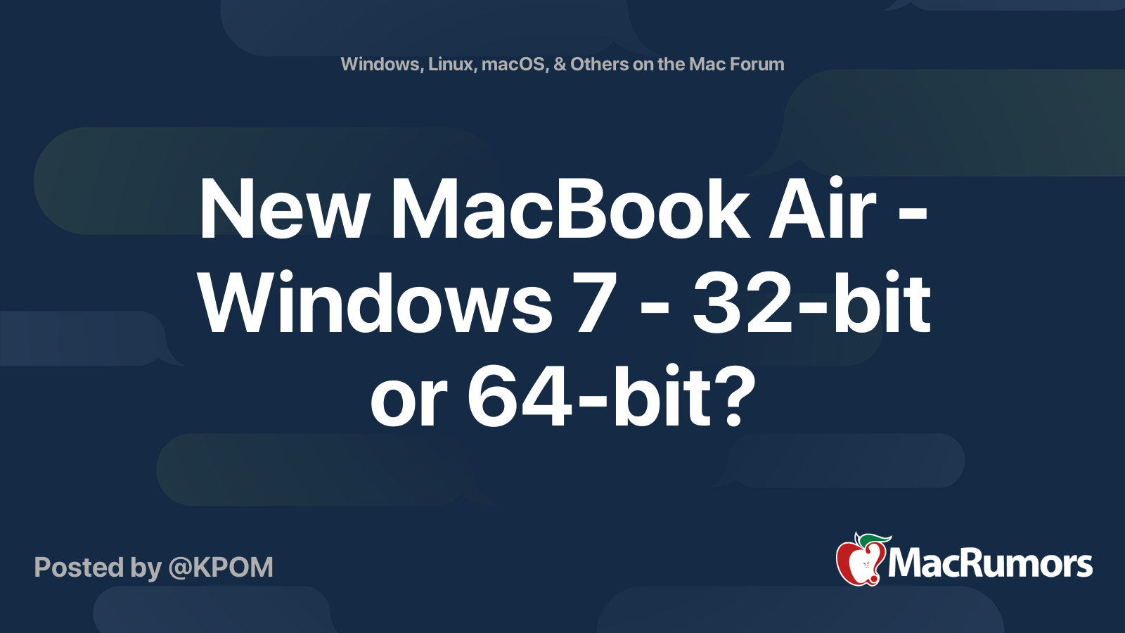 Macbook Air 64 Bit Or 32