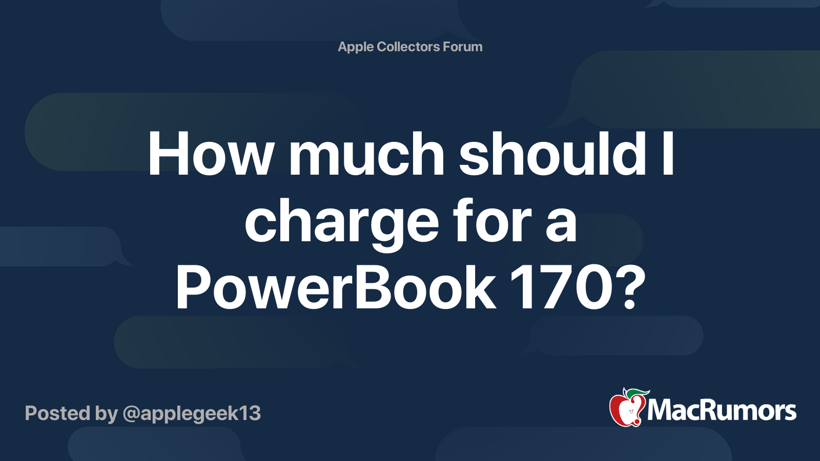 how-much-should-i-charge-for-a-powerbook-170-macrumors-forums